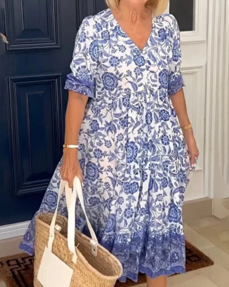 ARIAS - BOHEMIAN V-HALS JURK