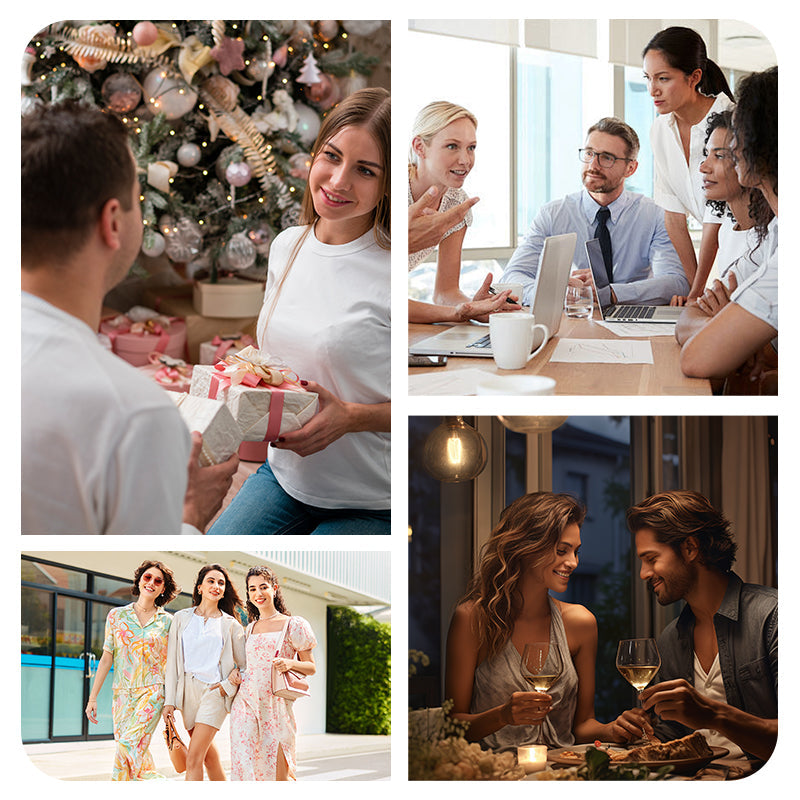 Middellange Denim Trenchcoat met Stikselaccenten"